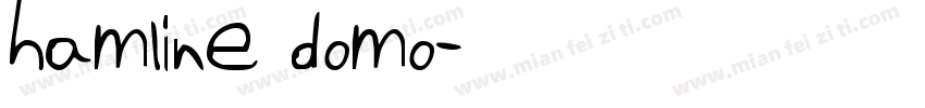 hamline domo字体转换